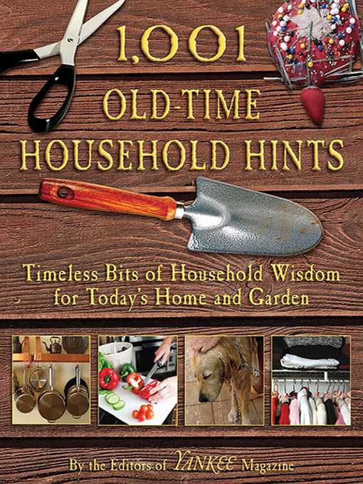 Title details for 1,001 Old-Time Household Hints by Editors of YANKEE MAGAZINE - Available